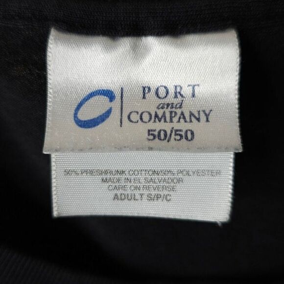 Vintage Virgin Valley Bulldogs T Shirt Mens Size Small Black Y2K Volleyball - Picture 5 of 6